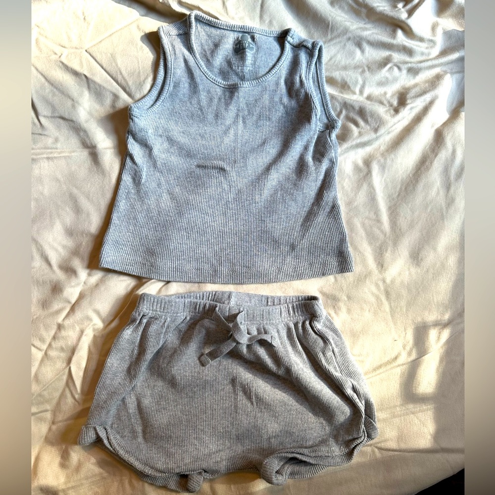 babyGAP grey matching set